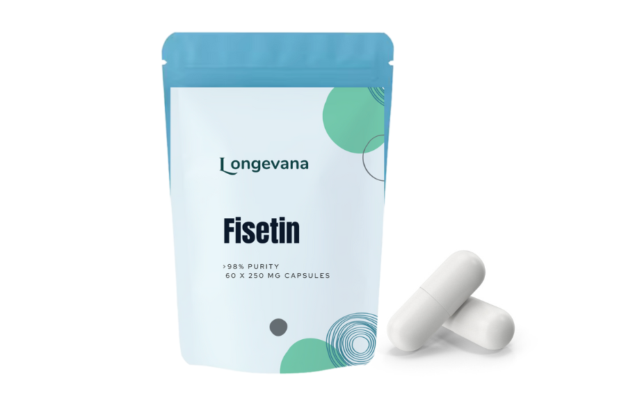 Fisetin 98% – 60 x 250mg Capsules