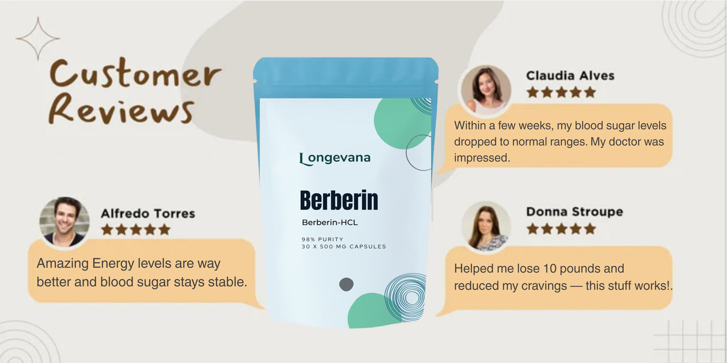 Berberin 99% – 500mg Capsules