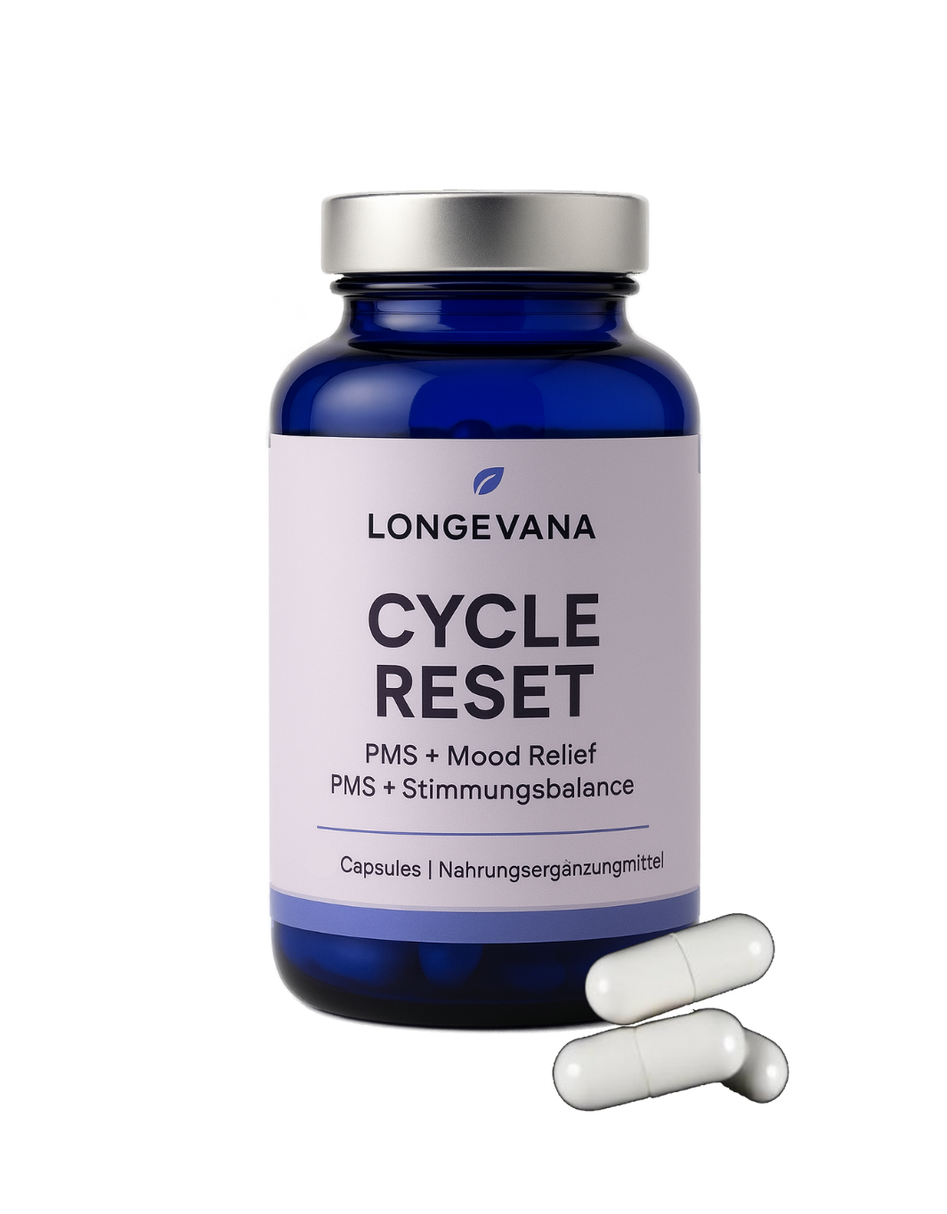 Longevana Cycle Reset - Natürliche Unterstützung für Deinen Zyklus PMS & Mood Relief