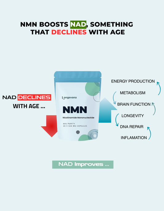 NMN - Pure 500mg Capsules