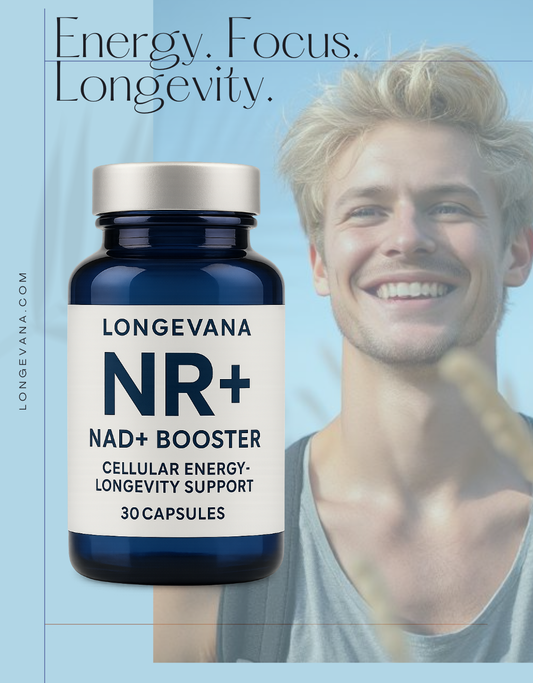 NR+ NAD+ Booster for Optimal Cellular Energy and Longevity