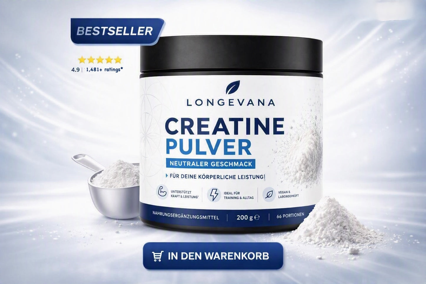 Longevana Creatine Pulver