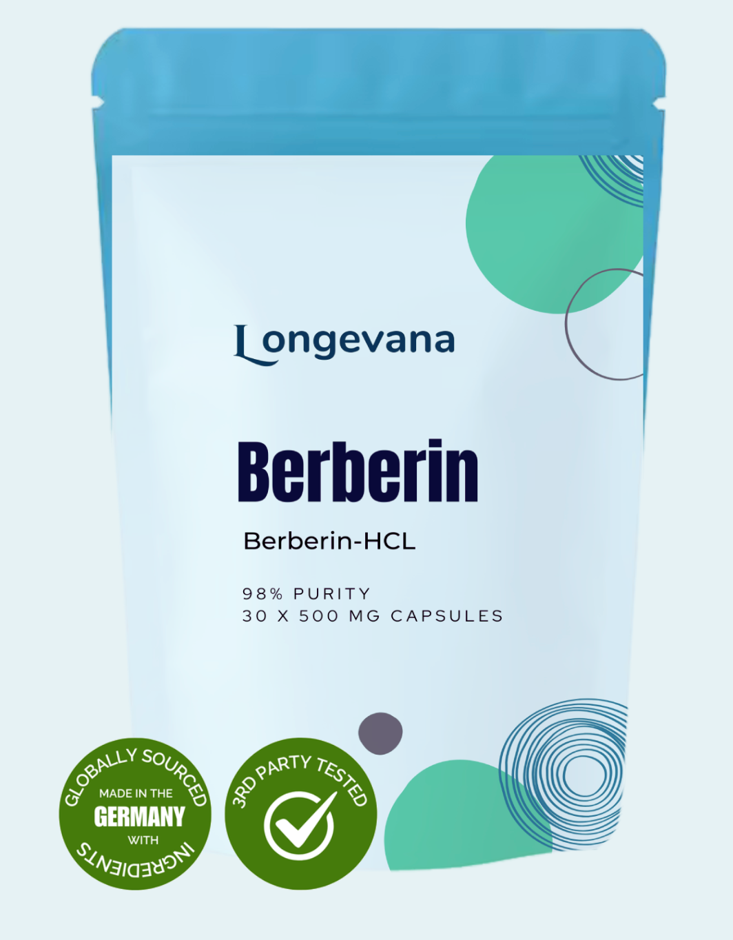 Berberin 99 % – 500 mg Kapseln