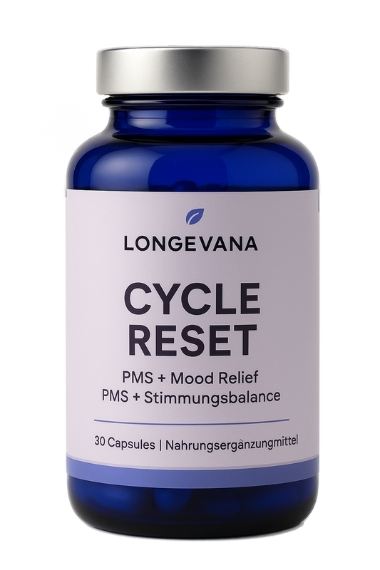 Longevana Cycle Reset - Natürliche Unterstützung für Deinen Zyklus PMS & Mood Relief